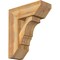 Ekena Millwork Balboa Slat Rough Sawn Bracket w/ Offset Brace, Western Red Cedar, 8"W x 20"D x 24"H BKT0806X20X24BOA06RWR - alternate 1